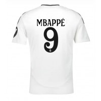 Camisa de Futebol Real Madrid Kylian Mbappe #9 Equipamento Principal 2024-25 Manga Curta